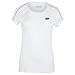 Lotto Camiseta Squadra PL para Mujer, Color Blanco, Gris Oscuro, S