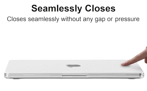 Image of Midkart Matte Finish Case Compatible with MacBook Neo 13 inch 2026 Release Model A3404 A18 Pro Chip Ultra Thin 3 in 1 Kit Exact Fit Fingerprints Resistant Protective Hard Shell Cover, Matte Clear