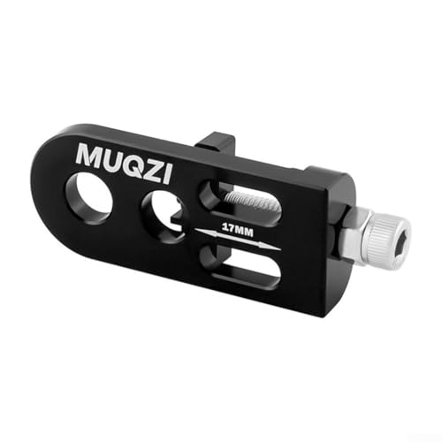 Elegante catena di fissaggio in lega di alluminio progettata specificamente per biciclette pieghevoli (nero)