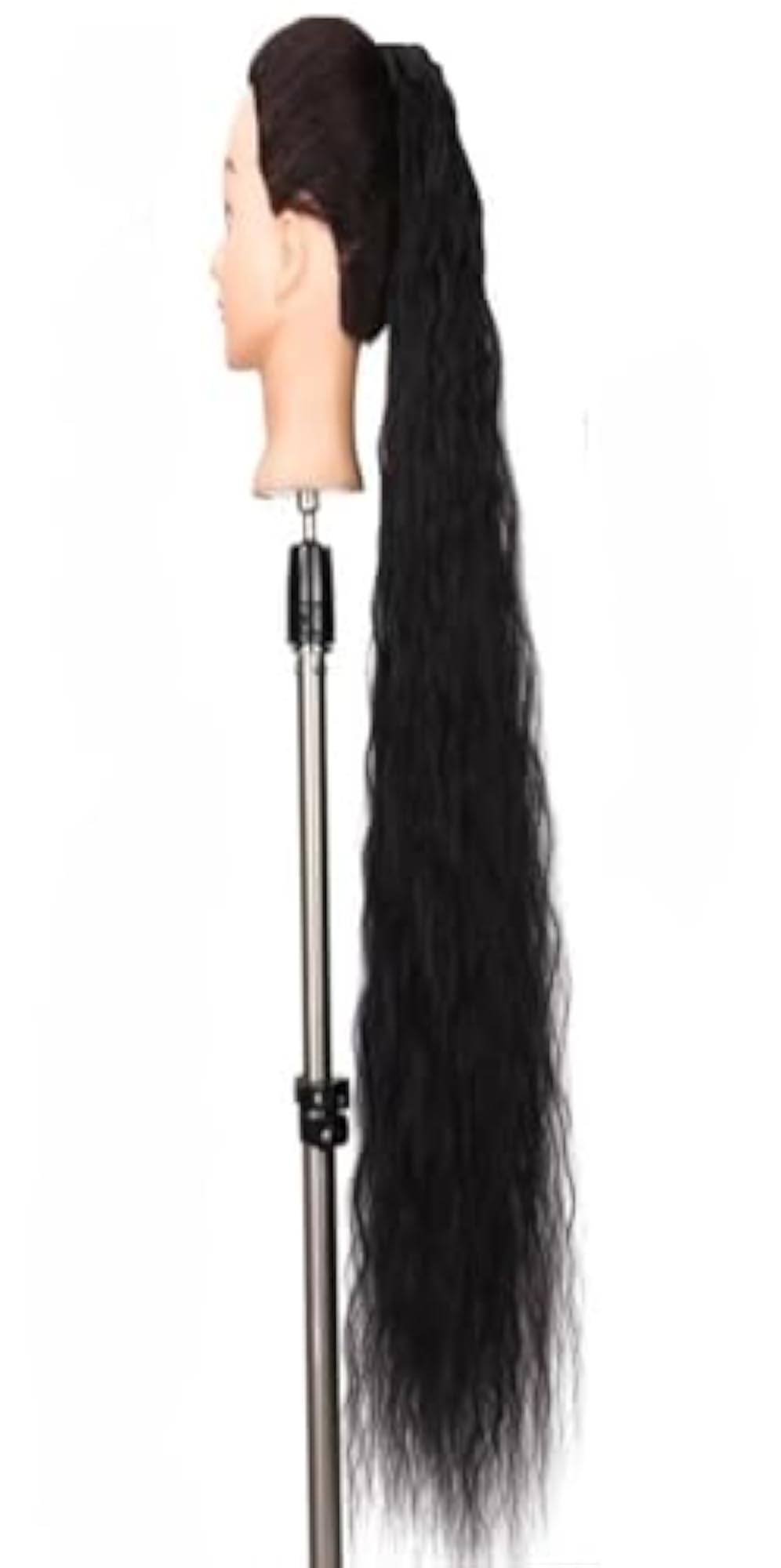Super Extra Long 40 Inch Tie Up Ponytail Hair Extension - Black