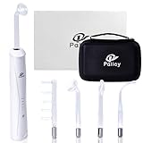 Wireless Lift Wand Professional High Frequency Facial Wand Machine Includes 4 Electrodes,Therapy Wand - Xenon Gas Diminish Wrinkles, Scars, Dark Circles, Breakthrough Device for Beauty (White)