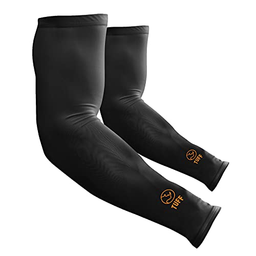 Tuff Compression Cooling Arm Sleeves - Uv Protective Upf 50 Arm Sleeves For Men & Women - Sleeves To Cover Arm Tattoo For Cycling, Basketball, Football, Golf, Gym And More #TOP30
