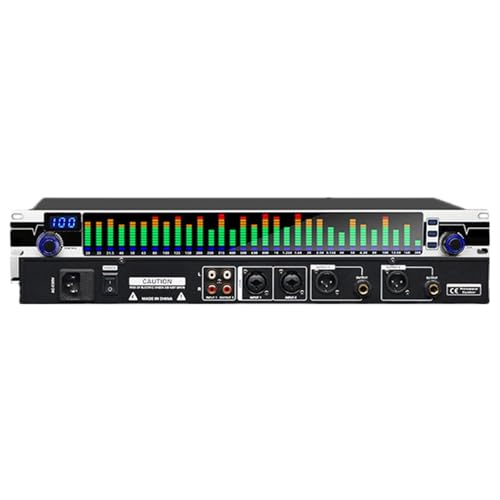 Ecualizador digital profesional de 31 bandas dual, con procesamiento DSP, pantalla LED y función de almacenamiento de memoria para 10 modos, aplicable a equipos de audio y amplificadores de escenario miniatura 1