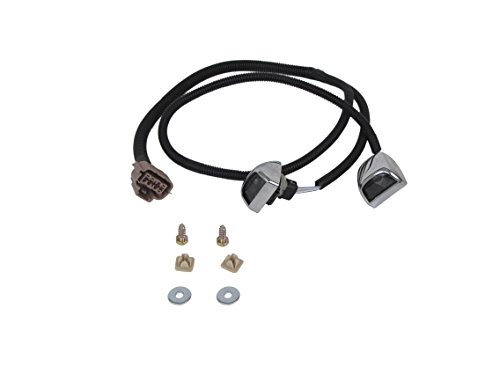 99-06 Silverado Sierra Pickup Rear Bumper License Lamp Assy (With Chrome Lens, Bulb & Wire)