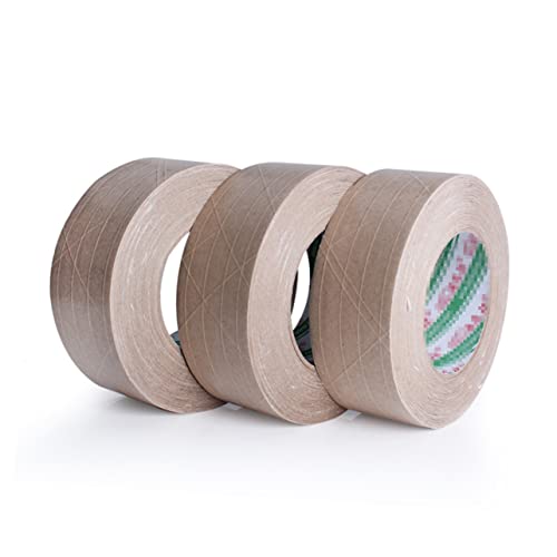 MAGICLULU cinta kraft personalizada marco de la foto cinta de embalaje kraft cinta karaft para imprimir cinta marrón cinta kraft sin agua pegado para marco sello cinta adhesiva papel kraft