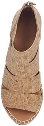 Gentle Souls by Kenneth Cole Women's Women's Charli Four Heeled Sandal, Tan, 7 | Image 3