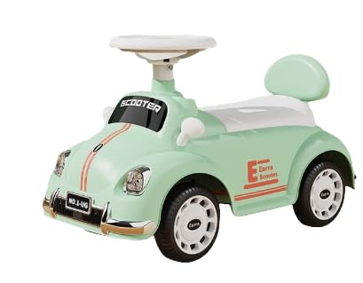 SIzlaho 子供用ウォーカー 1〜3歳 ギフトおもちゃ 転倒防止スライド 学習歩行玩具 誕生日プレゼント ライトと音楽付き (シャローベイグリーン,照明も音楽もない)