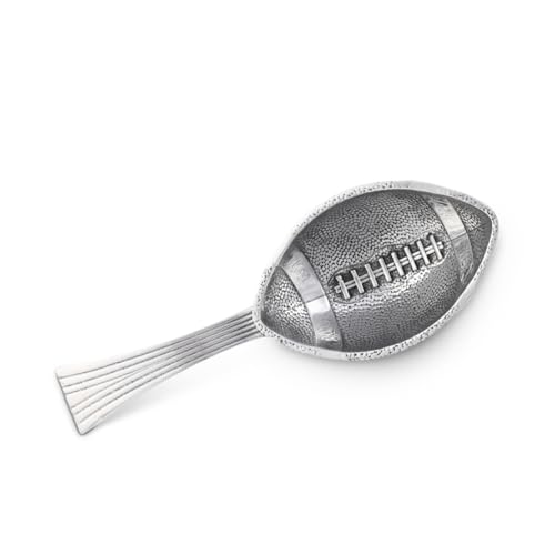 Arthur Court Designer Metal Ice Scoop - Durable Ice Scoop for Freezer and Ice Machine, Ideal Gift for Football Lover, Tailgating, Barware, Super Bowl Party - Comes in a Gift Box