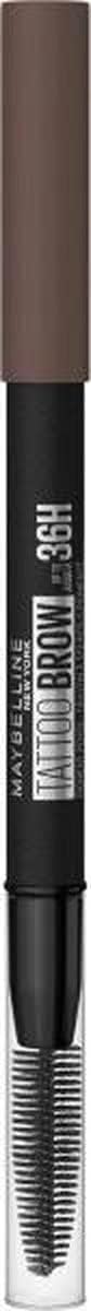 Maybelline New York Tattoo Brow Semi Permanent 36Hr Eyebrow Pencil Longlasting Thicker Fuller Eyebrows Deep Brown 07