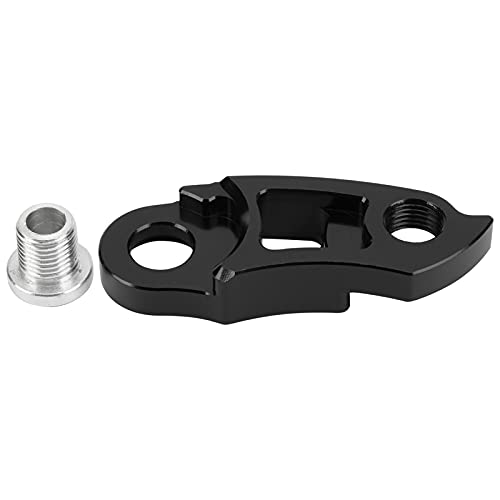 NUMNBE Bike Rear Derailleur Hanger Aluminum Extension High Performance Tail Hook for Bicycle Accessories (Black)