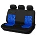 ZZYFDC 9pcs Car Seat Covers for Jeep Cherokee Grand Cherokee 2003-2018 2019 2020 2021 2022 2023 2024 2025, Cloth Car Seat Cushion Full Set Breathable Washable Front Rear Protectors Accessories