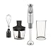 Moulinex quickchef – Mixeur plongeant avec 3 accessoires, acier inoxydable, 10 vitesses, 1000 W
