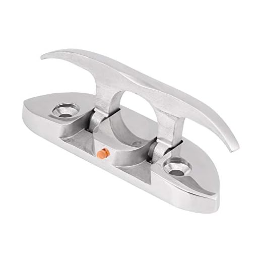 Delaman Bitta Pieghevole da 4-1/2"- Bitta a Scomparsa per Barca, Acciaio Inossidabile