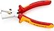 KNIPEX Abisolierzange mit Öffnungsfeder, universal isoliert mit Mehrkomponenten-Hüllen, VDE-geprüft verchromt 160 mm, 11 06 160