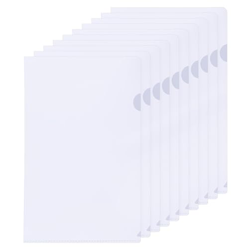 Pochette plastique transparente A4 : évitez les feuilles froissées avec ce lot de 30 type L