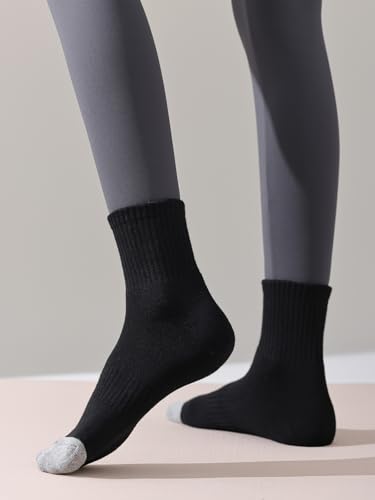 Womens Athletic Ankle Socks Thick Cotton Running Socks Moisture Wicking Sock2