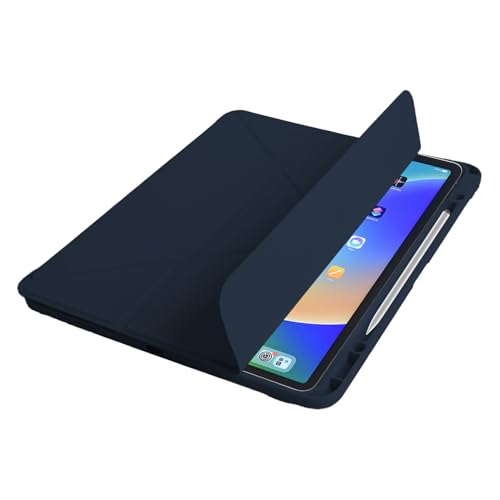 Image of Arctic Fox Smart Folio Case for iPad Pro 11 inch Cover Case (M4 2024) withiPad Pro 11 inch 2024, Trifold Multi Angle Stand,Auto Wake /Sleep, Durable Protection, PU+PC+TPU, Blue