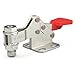 DESTACO 206-SS Series 206 Stainless Steel Horizontal Hold Down Clamp, Flanged Base, Low U-Bar