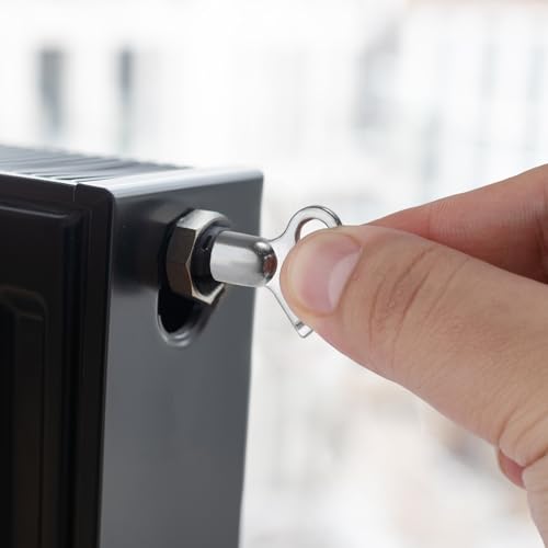 Radiator bleed key en laiton pour libération d'air efficace - 8
