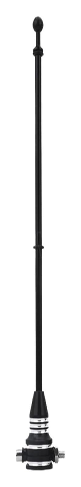 Portaequipajes for mástil de Bandera de Motocicleta, Estante for Bandera con Base Ajustable, Compatible con Sportster XL883 Touring FLHT Road King Glide (Negro)(Black)