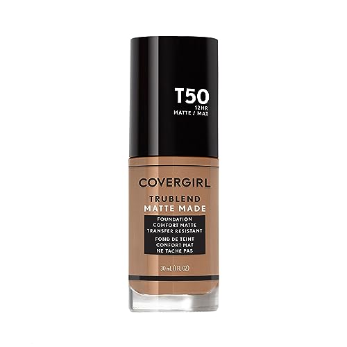 COVERGIRL TruBlend Matte Made Liquid Foundation, Natural Tan - image 1