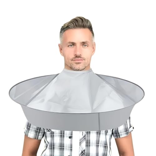 Lilly and Sacha Haircut Cape Umbrella Hair Cloak Foldable Barber Apron Cloak Hairdressing Cape Apron For Adults, Kids, Etc Home & Salon Use.