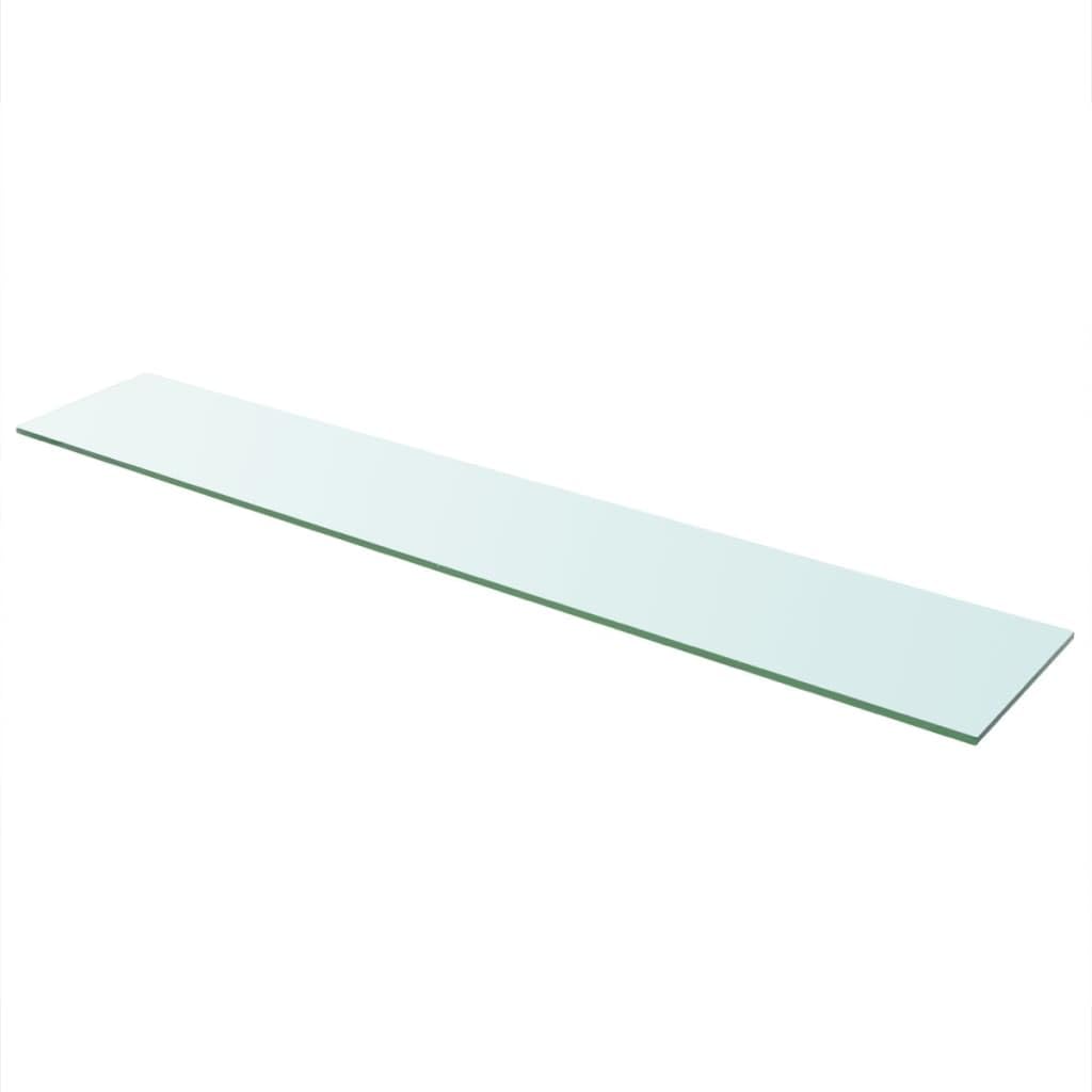 Estantería y estantes de pared de cristal transparente de 110 x 20 cm para libros y fotos