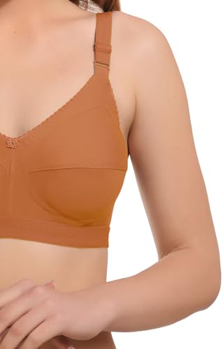 Image of Elina Women's Hosiery Non-Padded Wire Free Regular Bra