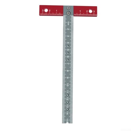 Aluminium Alloy T-Ruler Woodworking Scribe Marking Gauge, 170Mm X 85Mm Measuring Tool, For Accurate Layout