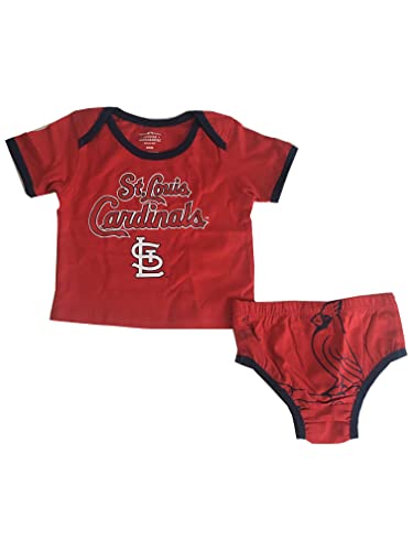 Image of Outerstuff MLB Newborn & Infants 0-24 Months Shortstop Relay 2 Piece T-Shirt & Diaper Set