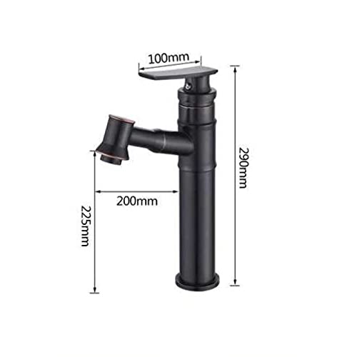 Mitigeur rotatif à 360° pour vasque et routine matinale fluide - 5