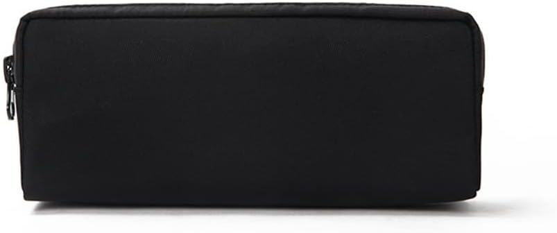 Flat Portable College Student Large Capacity Canvas Pencil Bag Zip Primary and Secondary Students