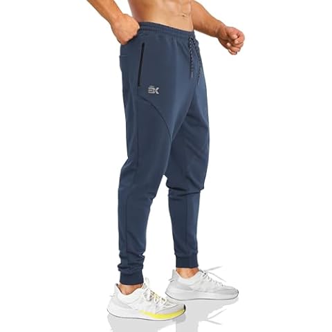 BROKIG Men's Carrot Fit Joggers with Pockets Cover