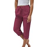 Pantalon court en jean baggy pour femme - Pantalon baggy - Pantalon boyfriend - Gris - Pantalon en jean pour femme - Taille haute - Pantalon en jean stretch pour femme - Noir - Bleu - Jean skinny pour femme