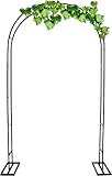 Características del arco de jardín: ideal para plantas como rosas e hiedra que les encanta escalar. Es una gran característica en el jardín. Ideal para trepar plantas y rosas. Hace un gran regalo para los amantes del hogar y el jardín.