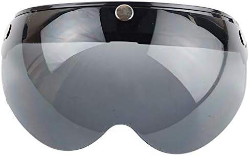 Miniatura 2 de Hummingbird 3 Snap 34 Casco Escudo con bisagra abatible para motocicleta de 3 broches mitad abierta cascos de motocicleta vintage