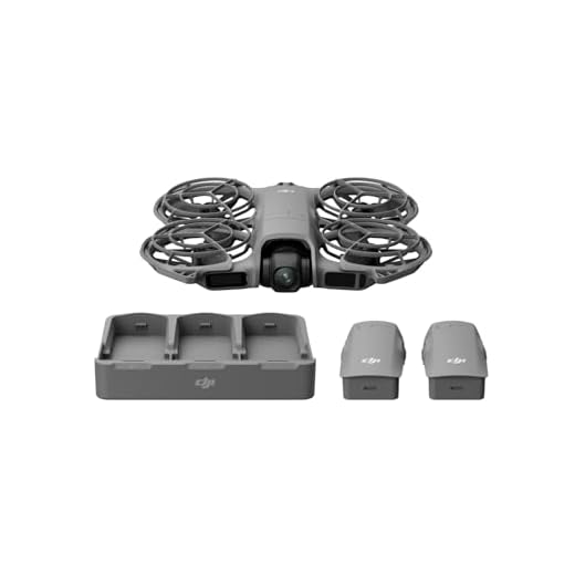 Bundle Fly More DJI Neo 2 (drone seul), drone caméra 4K, décollage & atterrissage de la main, contrôle gestuel, ActiveTrack, détection obstacles omnidirectionnelle, drone pour débutants, 3 batteries