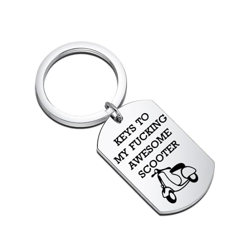 SEIRAA Italian Scooter Keychain Scooter Lover Gift