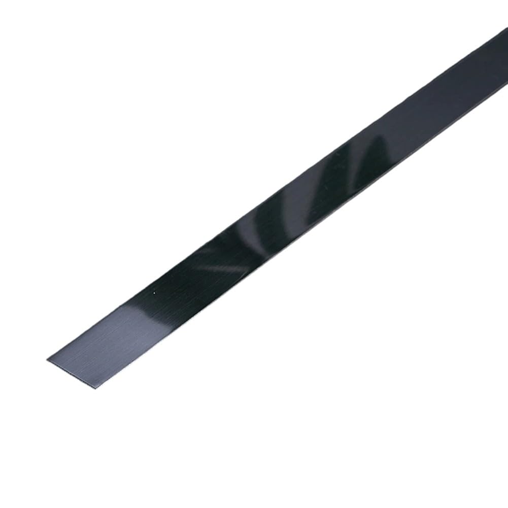 Tira de acero inoxidable cepillado autoadhesiva de 50mm para moldura de pared