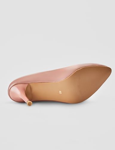 Image of ELLE Women's Solid Stiletto Heel Slip-On Pumps