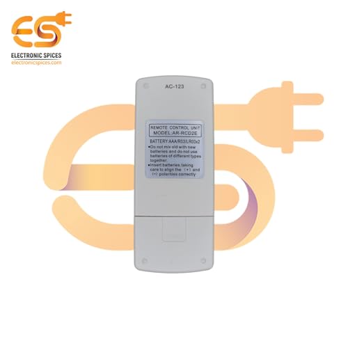 Image of Electronic Spices AC Remote | Compatible with O General AC (Model AC-123) with AAA Batteries