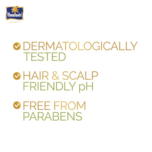 Image of Parachute Advansed Protein Shampoo with Coconut Milk & Amla | Up to 48 hr Shine | Ultra Shine | Protein Lock Technology | Paraben free | For Men & Women | 1.2L