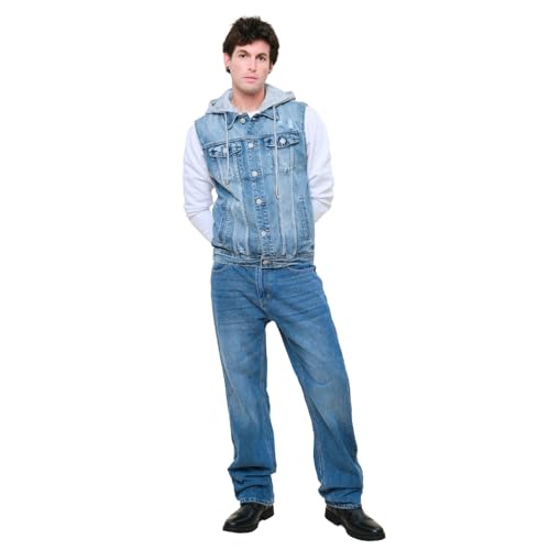 Image of VICTORIOUS Rocker Denim Jean Vest Jacket