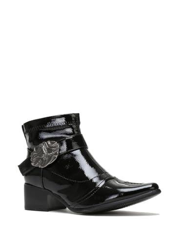 Bottines bout pointu vernies