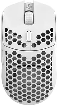 G-Wolves HTX 8K Wireless White-Honeycomb 1.4 oz 39 g Gaming Mouse