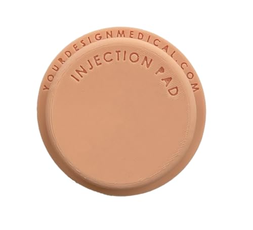 Image of Injection Pad Trainer - Practice Air or Fluid Injection Task Training on Silicone Rubber Pad with Sponge Embedded - Hand Made in The USA by Your Design Medical 2024