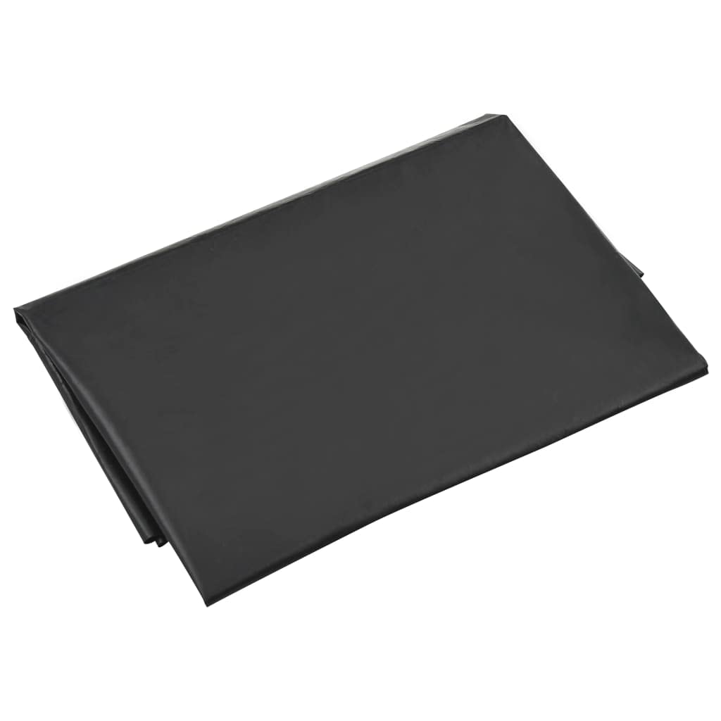 Sandkasten Folie Schwarz 120 x 110 cm aus PE, wasserdurchlässige Bodenfolie für Sandkasten, Sandkiste, Buddelkiste und Sandspielplatz, zuschneidbar für Garten, Terrasse, Balkon, Hof, Strand