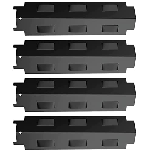 WELL GRILL 37cm Hitzeschild aus Porzellanstahl, Flammenverteiler, Heizplatt Ersatzteile für Landmann, Barbecook Manua 2, Outback, Uniflame und die meisten Gasgrills, 4er-Pack