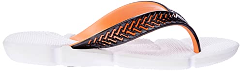 Chinelo Power 2.0, Havaianas, Masculino, Branco/Laranja Begonia, 37/38