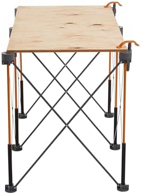 Bora Centipede 2x4 Feet Work Stand and Portable Table | Sawhorse Support with Folding, Collapsible Steel Legs, CK6S